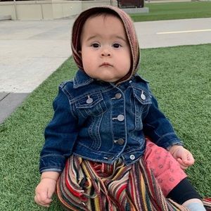 Baby Girl Denim Jacket SIZE 9-12M